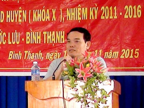 Bí thư Tỉnh ủy tiếp xúc cử tri hai xã Phước Lưu, Bình Thạnh